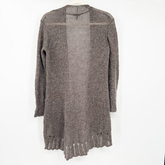 Eileen‎ Fisher Womens Fall Italian Yarn Linen Alpaca Wool Blend Knit Cardigan S - Picture 7 of 7